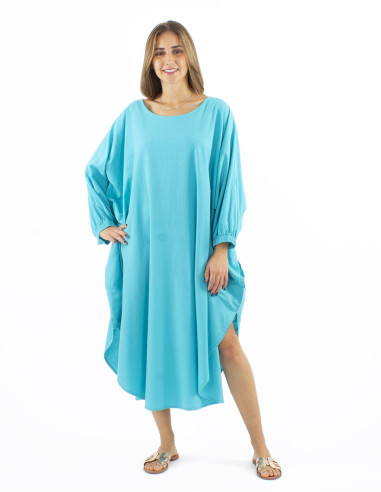 Robe coton uni boubou sw