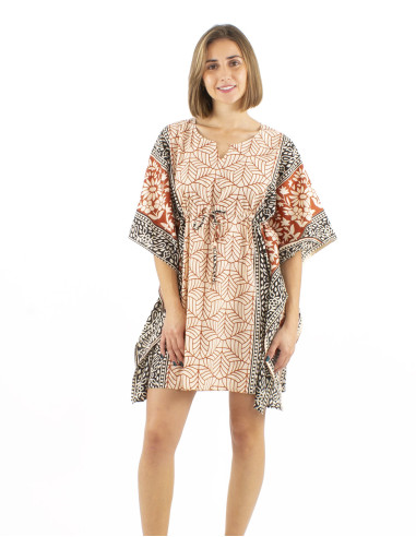 Robe kaftan coton 84cm